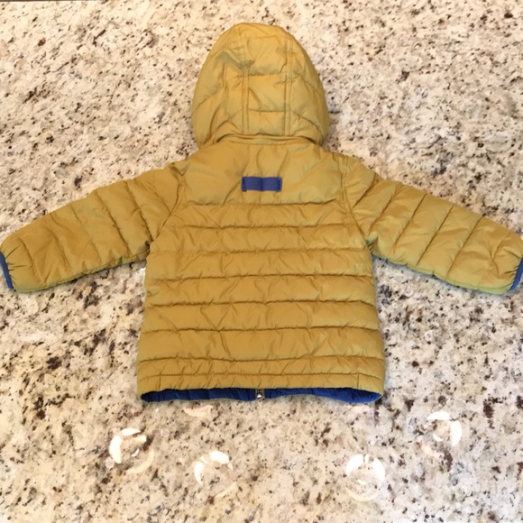 baby Gap reversible winter puffer coat jacket toddler size 3 - Picture 3 of 7